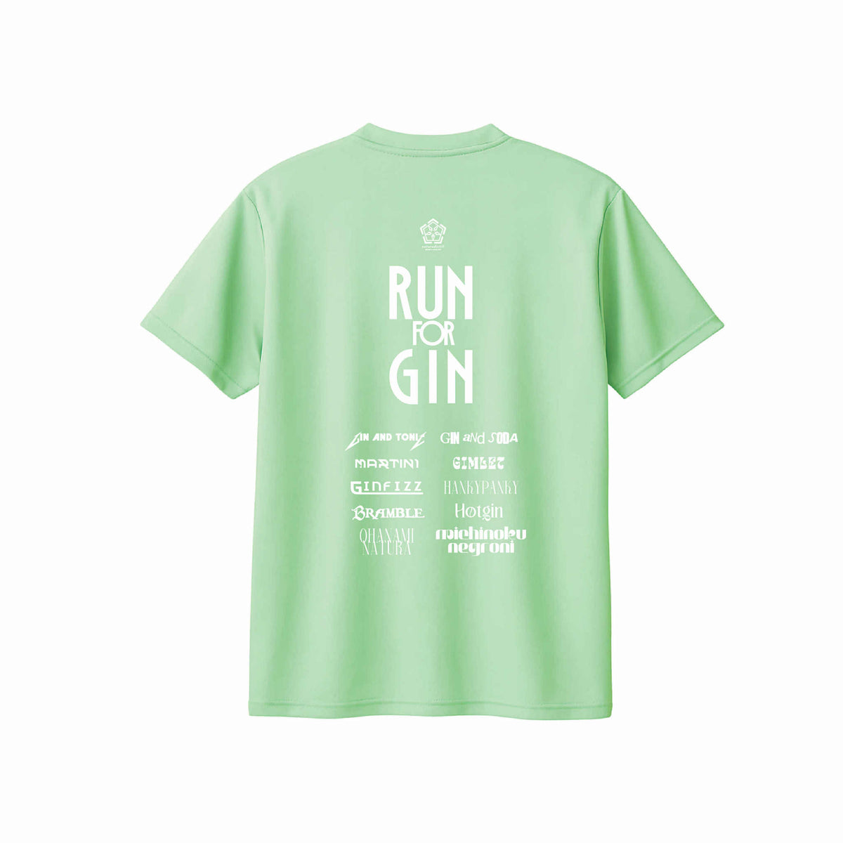 オリジナルランニングTシャツ「RUN for GIN」 – naturadistill 川内村 