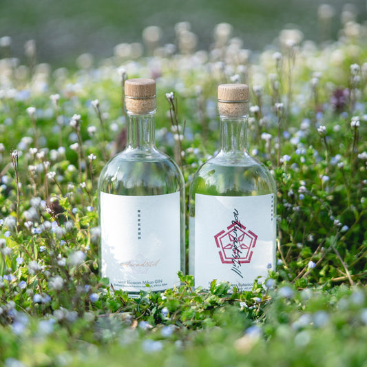 予約販売4/14発送【2本セット・送料無料】naturadistill固有種蒸溜酒、梅花蜜柑蒸溜酒